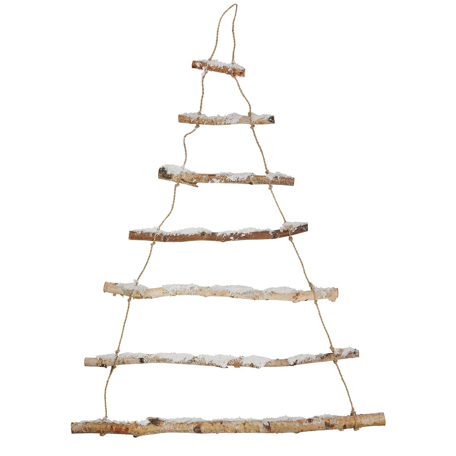 Lot De Sapin De Noël à Suspendre Avec Branches Enneigées Et Micro LED 3 Lot De Sapin De Noël à Suspendre Avec Branches Enneigées Et Micro LED – Image 3