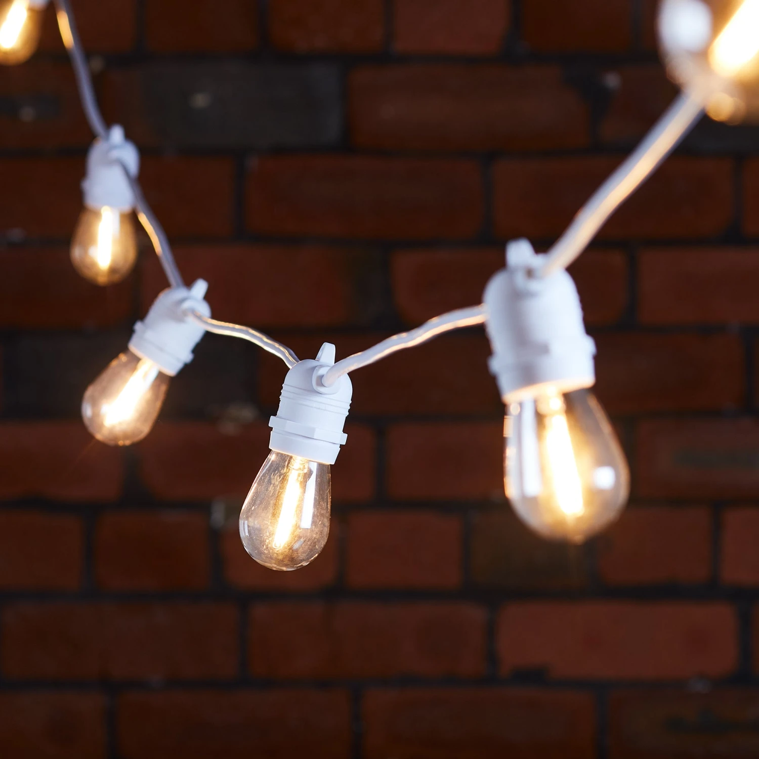 Guirlande Guinguette Ultimate Connect 10m 20 LED Blanc Chaud Câble Blanc 2 Guirlande Guinguette Ultimate Connect 10m 20 LED Blanc Chaud Câble Blanc – Image 2