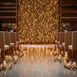 Bougie Pilier TruGlow® à LED De 10cm 15 Bougie Pilier TruGlow® à LED De 10cm -Noel Deco Magasin CA19009 Petite Bougie True Glow Allee de Mariage P5
