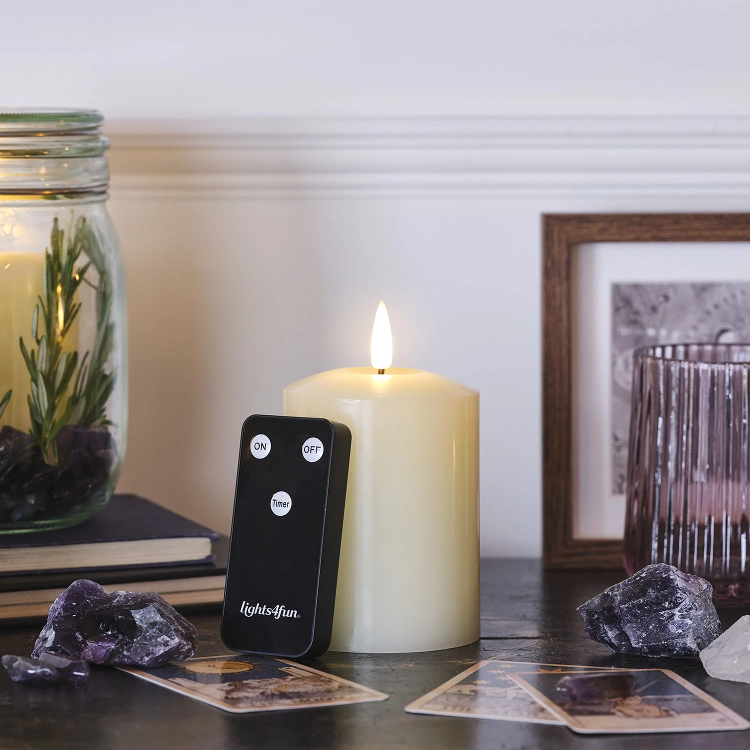 Bougie Pilier TruGlow® à LED De 10cm 9 Bougie Pilier TruGlow® à LED De 10cm – Image 9