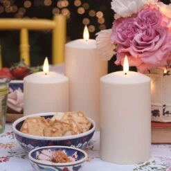 3 Bougies D'Extérieur à LED TruGlow® Avec Télécommande 27 3 Bougies D'Extérieur à LED TruGlow® Avec Télécommande -Noel Deco Magasin CA20004 3 bougies dexterieur a led truglow en deco d exterieur 2