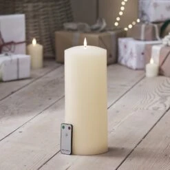 Bougie Cierge TruGlow® à LED De 30 Cm Avec Télécommande 7 Bougie Cierge TruGlow® à LED De 30 Cm Avec Télécommande -Noel Deco Magasin CA20038 bougie cierge truglow r a led de 30cm 1