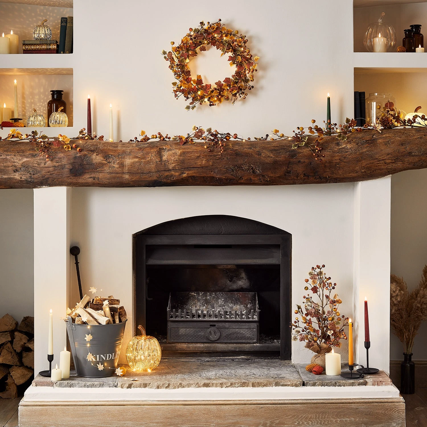 Lot Guirlande Automnale D'1,50 M Et Micro LED 2 Lot Guirlande Automnale D'1,50 M Et Micro LED – Image 2