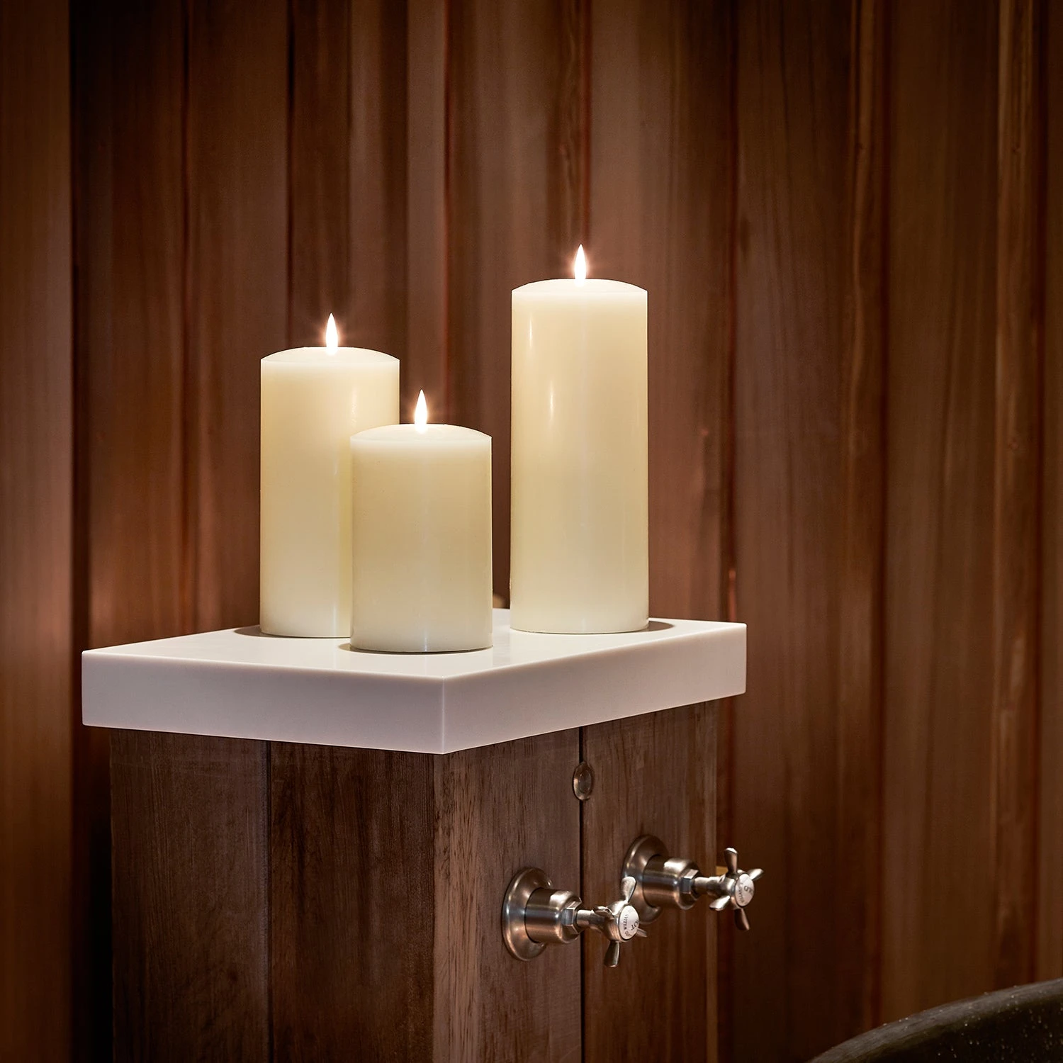 Lot De 3 Bougies Cierges à LED TruGlow® 9 Lot De 3 Bougies Cierges à LED TruGlow® – Image 9