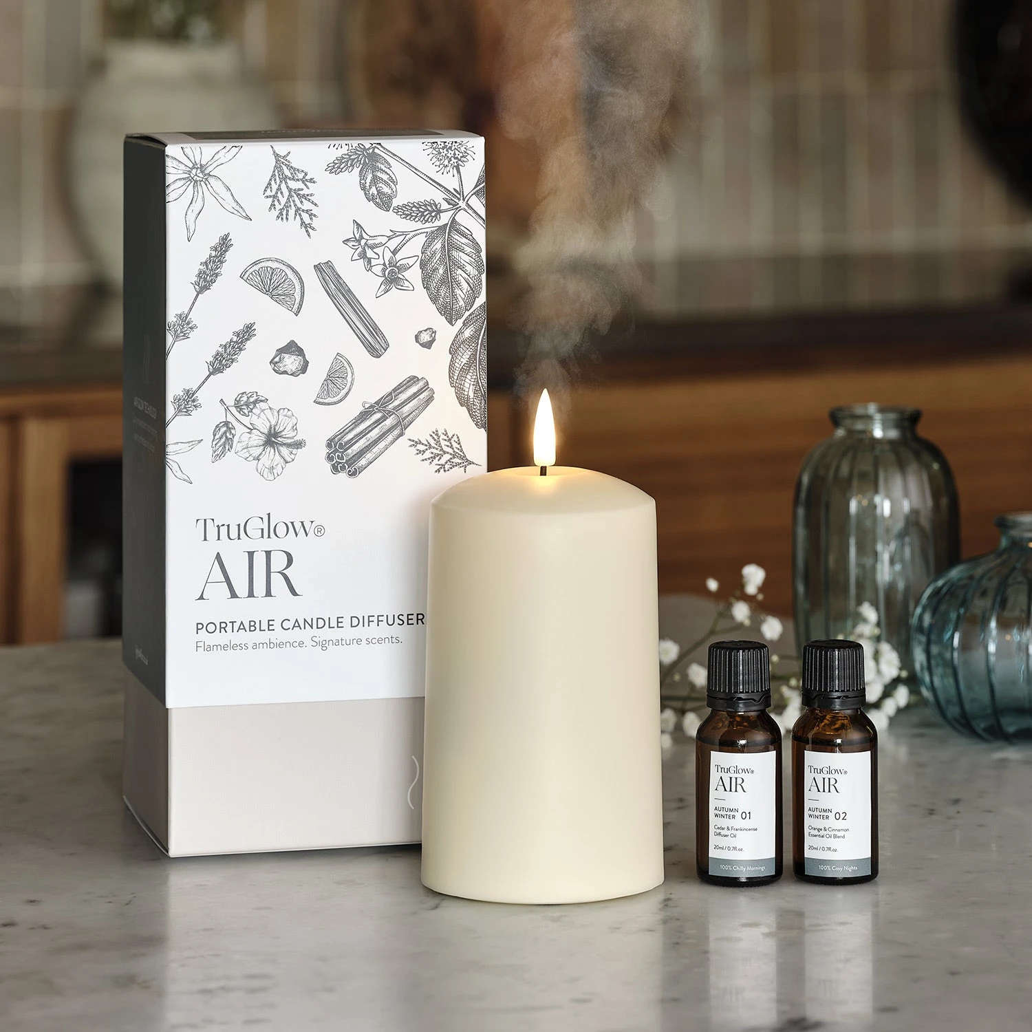 Diffuseur TruGlow AIR® Et 2 Huiles Essentielles Automne Hiver 2 Diffuseur TruGlow AIR® Et 2 Huiles Essentielles Automne Hiver – Image 2