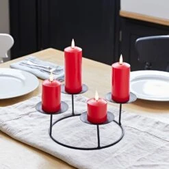Couronne De L'Avent Baies Rouges Avec Bougies Fines TruGlow® Rouges 5 Couronne De L'Avent Baies Rouges Avec Bougies Fines TruGlow® Rouges -Noel Deco Magasin D DE2002CA porte bougie avec bougies truglow rouges dd6b4d12 c8a4 450b aa16 ff3007e984ff