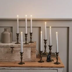 Lot De 8 Chandelles Ombrées Argentées TruGlow® Avec Télécommande 7 Lot De 8 Chandelles Ombrées Argentées TruGlow® Avec Télécommande -Noel Deco Magasin D2 CA24044 lot de 8 chandelles ombrees argentees truglow avec telecommande 2