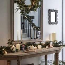 Lot De 3 Boules De Noël Lumineuses En Céramique -Noel Deco Magasin D3 LL20055 3 boules lumineuses de noel en ceramique dans entree