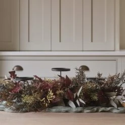 Composition Automnale Avec Trio De Porte-Bougies 9 Composition Automnale Avec Trio De Porte-Bougies -Noel Deco Magasin DE25006 composition automnale avec trio de porte bougies 4