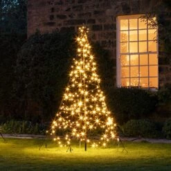 Lot De 2 Sapins De Noël Fairybell Pour Extérieur 5 Lot De 2 Sapins De Noël Fairybell Pour Extérieur -Noel Deco Magasin EU L4F180378 300er LED Fairybell 2m Weihnachtsbaum Aussen P3