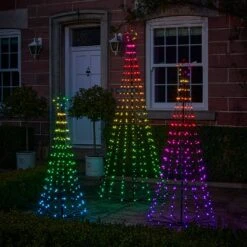 Lot De 3 Sapins De Noël Cônes Lumineux D’Extérieur Avec Fonction Changement De Couleur -Noel Deco Magasin EU L4F2402038 lot de 3 sapins de noel cones lumineux d exterieur avec fonction changement de couleur 11