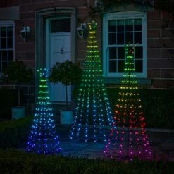 Lot De 3 Sapins De Noël Cônes Lumineux D’Extérieur Avec Fonction Changement De Couleur -Noel Deco Magasin EU L4F2402038 lot de 3 sapins de noel cones lumineux d exterieur avec fonction changement de couleur 13