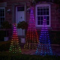 Lot De 3 Sapins De Noël Cônes Lumineux D’Extérieur Avec Fonction Changement De Couleur -Noel Deco Magasin EU L4F2402038 lot de 3 sapins de noel cones lumineux d exterieur avec fonction changement de couleur 14