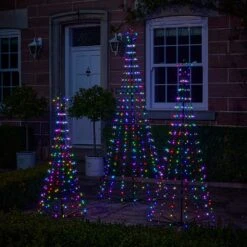 Lot De 3 Sapins De Noël Cônes Lumineux D’Extérieur Avec Fonction Changement De Couleur -Noel Deco Magasin EU L4F2402038 lot de 3 sapins de noel cones lumineux d exterieur avec fonction changement de couleur 18