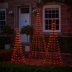 Lot De 3 Sapins De Noël Cônes Lumineux D’Extérieur Avec Fonction Changement De Couleur -Noel Deco Magasin EU L4F2402038 lot de 3 sapins de noel cones lumineux d exterieur avec fonction changement de couleur 2