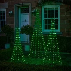 Lot De 3 Sapins De Noël Cônes Lumineux D’Extérieur Avec Fonction Changement De Couleur -Noel Deco Magasin EU L4F2402038 lot de 3 sapins de noel cones lumineux d exterieur avec fonction changement de couleur 3