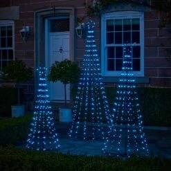 Lot De 3 Sapins De Noël Cônes Lumineux D’Extérieur Avec Fonction Changement De Couleur -Noel Deco Magasin EU L4F2402038 lot de 3 sapins de noel cones lumineux d exterieur avec fonction changement de couleur 4