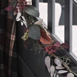 Guirlande Automne-Hiver De 1,5 M En Marron Et Vert Vieilli 5 Guirlande Automne-Hiver De 1,5 M En Marron Et Vert Vieilli -Noel Deco Magasin GA24004 guirlande automne hiver de 1 5 m en marron et vert vieilli