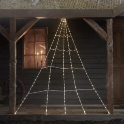 Déco Halloween Toile D'araignée Lumineuse