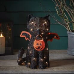 Lot De Décorations D'Halloween Extérieur 7 Lot De Décorations D'Halloween Extérieur -Noel Deco Magasin HA23001 decoration chat d halloween a piles pour l exterieur allume 93f7e209 e294 4c77 9355 afca7acdd6e6