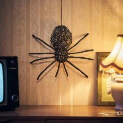 Araignée Lumineuse De 34 Cm, En Rotin 8 Araignée Lumineuse De 34 Cm, En Rotin -Noel Deco Magasin HA24018 araignee lumineuse de 34 cm en rotin 5