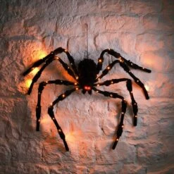 Araignée Géante D'halloween De 1,50m à LED