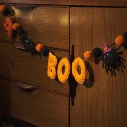 Guirlande D’Halloween En Feutre De 1,50 M