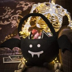 Panier Chauve-souris D'Halloween En Feutre 6 Panier Chauve-souris D'Halloween En Feutre -Noel Deco Magasin HA24041 panier chauve souris dhalloween en feutre 2