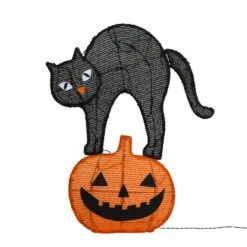 Silhouette Lumineuse Chat Noir Et Citrouille D'Halloween 9 Silhouette Lumineuse Chat Noir Et Citrouille D'Halloween -Noel Deco Magasin HA25003OFF