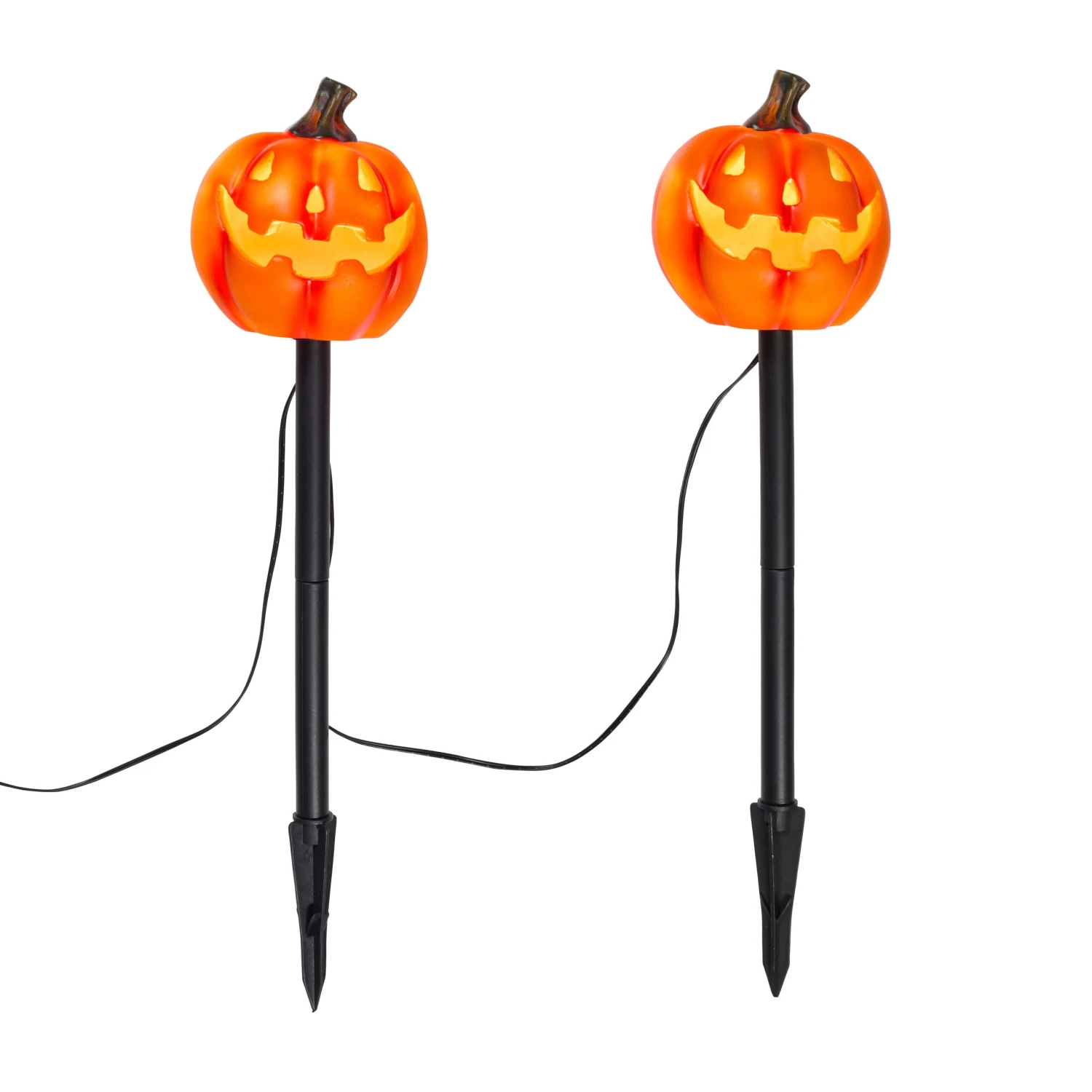 Lot De 4 Balises Lumineuses Citrouilles 4 Lot De 4 Balises Lumineuses Citrouilles – Image 4