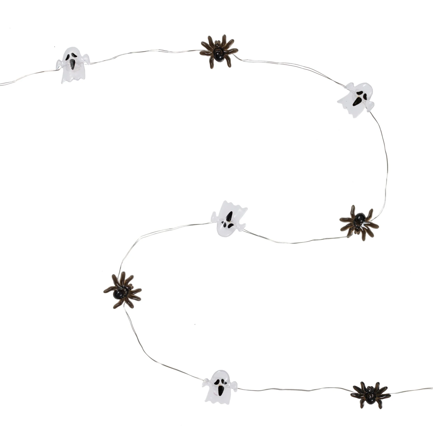 Lot De Cloche En Verre & Guirlande Micro LED Fantômes Et Araignées 7 Lot De Cloche En Verre & Guirlande Micro LED Fantômes Et Araignées – Image 7