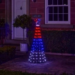 Sapin De Noël Cône Lumineux D’Extérieur De 1,5 M à Fonction Changement De Couleur 36 Sapin De Noël Cône Lumineux D’Extérieur De 1,5 M à Fonction Changement De Couleur -Noel Deco Magasin L4F24020EU sapin de noel cone lumineux d exterieur de 1 5 m a 205 led multicolores 16