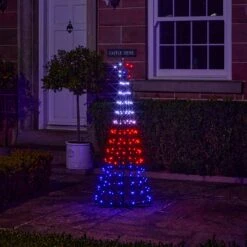 Sapin De Noël Cône Lumineux D’Extérieur De 1,5 M à Fonction Changement De Couleur 37 Sapin De Noël Cône Lumineux D’Extérieur De 1,5 M à Fonction Changement De Couleur -Noel Deco Magasin L4F24020EU sapin de noel cone lumineux d exterieur de 1 5 m a 205 led multicolores 17