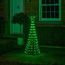 Sapin De Noël Cône Lumineux D’Extérieur De 1,5 M à Fonction Changement De Couleur 27 Sapin De Noël Cône Lumineux D’Extérieur De 1,5 M à Fonction Changement De Couleur -Noel Deco Magasin L4F24020EU sapin de noel cone lumineux d exterieur de 1 5 m a 205 led multicolores 5