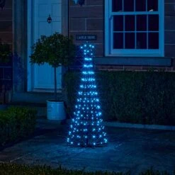 Sapin De Noël Cône Lumineux D’Extérieur De 1,5 M à Fonction Changement De Couleur 22 Sapin De Noël Cône Lumineux D’Extérieur De 1,5 M à Fonction Changement De Couleur -Noel Deco Magasin L4F24020EU sapin de noel cone lumineux d exterieur de 1 5 m a 205 led multicolores 6