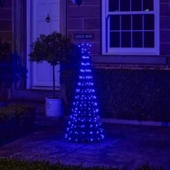 Sapin De Noël Cône Lumineux D’Extérieur De 1,5 M à Fonction Changement De Couleur 28 Sapin De Noël Cône Lumineux D’Extérieur De 1,5 M à Fonction Changement De Couleur -Noel Deco Magasin L4F24020EU sapin de noel cone lumineux d exterieur de 1 5 m a 205 led multicolores 7
