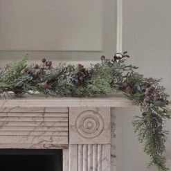 Guirlande Pré-illuminée Aux Baies Pourpres 8 Guirlande Pré-illuminée Aux Baies Pourpres -Noel Deco Magasin L4F25005 guirlande pre illuminee aux baies pourpres 5