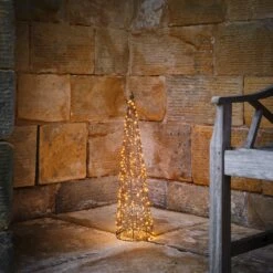 Duo De Cônes Lumineux En Fil Métallique De 80 Cm Et 60 Cm 12 Duo De Cônes Lumineux En Fil Métallique De 80 Cm Et 60 Cm -Noel Deco Magasin L4F25012 cone lumineux de 60 cm en fil metallique 2 1