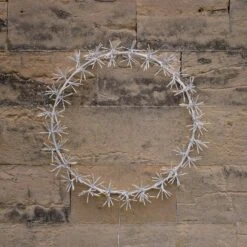 Grande Couronne Lumineuse Blanche De 78 Cm -Noel Deco Magasin L4F25013 grande couronne lumineuse de 78 cm 5