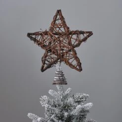 Cimier De Sapin Étoile En Rotin à Micro-LED 5 Cimier De Sapin Étoile En Rotin à Micro-LED -Noel Deco Magasin L4F25018 cimier de sapin etoile en rotin a micro led 2