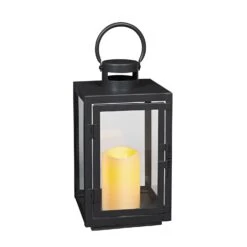 Malvern Lanterne De Jardin 24 Malvern Lanterne De Jardin -Noel Deco Magasin LA17002 Clayton Outdoor Battery LED Candle Lantern Garden Studio P5