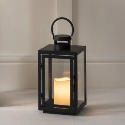 Malvern Lanterne De Jardin 16 Malvern Lanterne De Jardin -Noel Deco Magasin LA17002 Table Outdoor LED Candle Lantern Indoor Solo P4