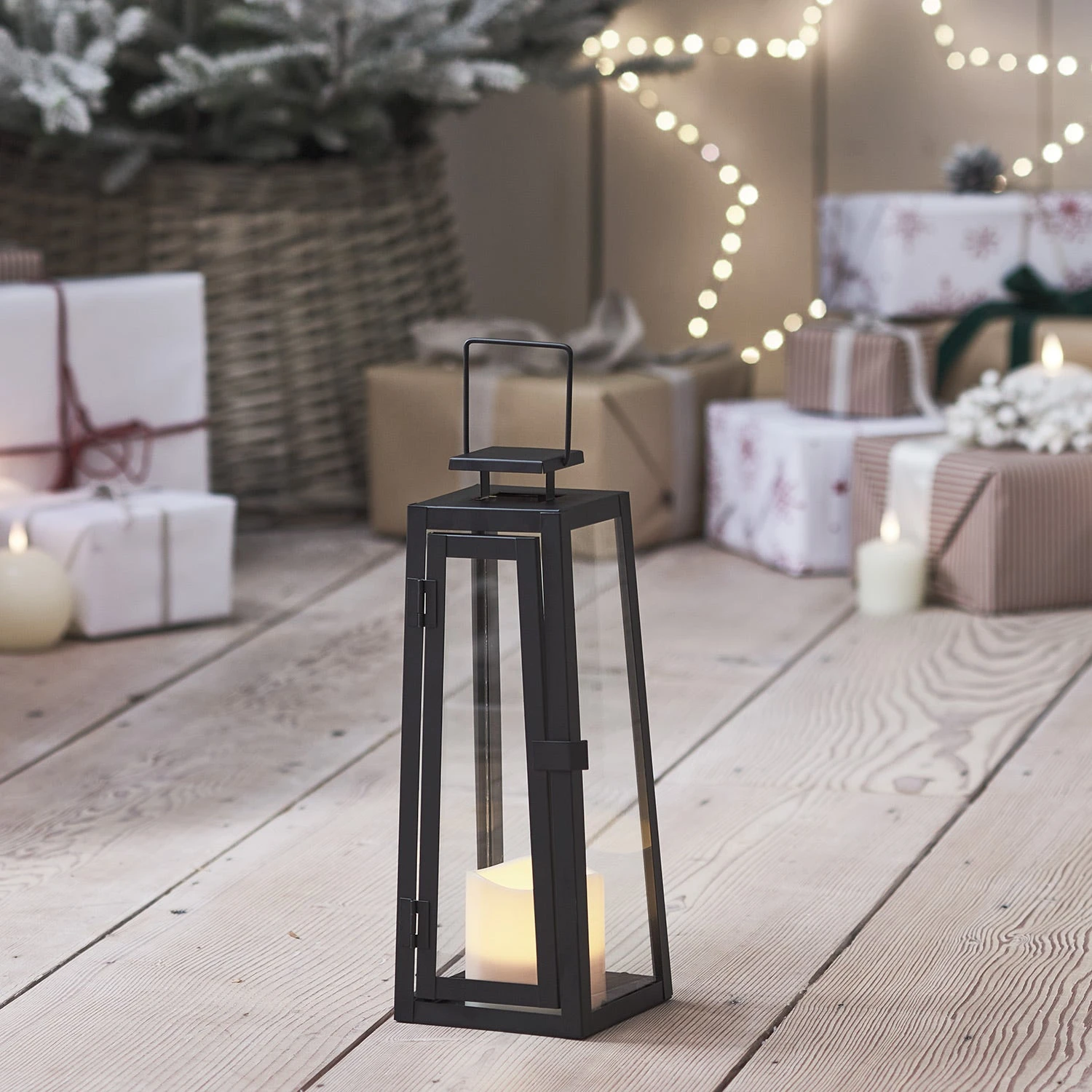 Lot De 2 Lanternes Lumineuses Pour Extérieur En Métal 8 Lot De 2 Lanternes Lumineuses Pour Extérieur En Métal – Image 8