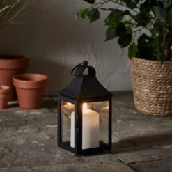 Lanterne De Jardin Albury De 25 Cm Avec Bougie TruGlow® Et Télécommande 6 Lanterne De Jardin Albury De 25 Cm Avec Bougie TruGlow® Et Télécommande -Noel Deco Magasin LA22006 Lanterne de Jardin Albury avec Bougie TruGlow allumee 1