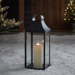 Lanterne De Jardin Albury De 45 Cm Avec Bougie TruGlow® 9 Lanterne De Jardin Albury De 45 Cm Avec Bougie TruGlow® -Noel Deco Magasin LA22008 Lanterne de Jardin Albury de 45 cm avec Bougie TruGlow noel