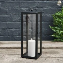 Grande Lanterne De Jardin Bowen Avec Bougie TruGlow® 6 Grande Lanterne De Jardin Bowen Avec Bougie TruGlow® -Noel Deco Magasin LA22013 Grande Lanterne de Jardin Bowen avec Bougie TruGlow