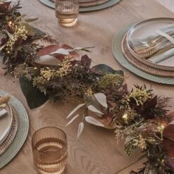 Guirlande Automne-Hiver Pré-éclairée De 2 M 11 Guirlande Automne-Hiver Pré-éclairée De 2 M -Noel Deco Magasin LL GA25008 guirlande automne hiver pre eclairee de 2 m 5