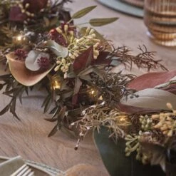 Guirlande Automne-Hiver Pré-éclairée De 2 M 10 Guirlande Automne-Hiver Pré-éclairée De 2 M -Noel Deco Magasin LL GA25008 guirlande automne hiver pre eclairee de 2 m 7