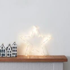 Petite Étoile Lumineuse Osby De 23cm à Piles 10 Petite Étoile Lumineuse Osby De 23cm à Piles -Noel Deco Magasin LL17028 Etoile Lumineuse Osby pour Fenetre Table 2