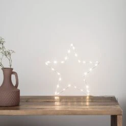 Petite Étoile Lumineuse Osby De 23cm à Piles 12 Petite Étoile Lumineuse Osby De 23cm à Piles -Noel Deco Magasin LL17028 Etoile Lumineuse Osby pour Fenetre Table P1